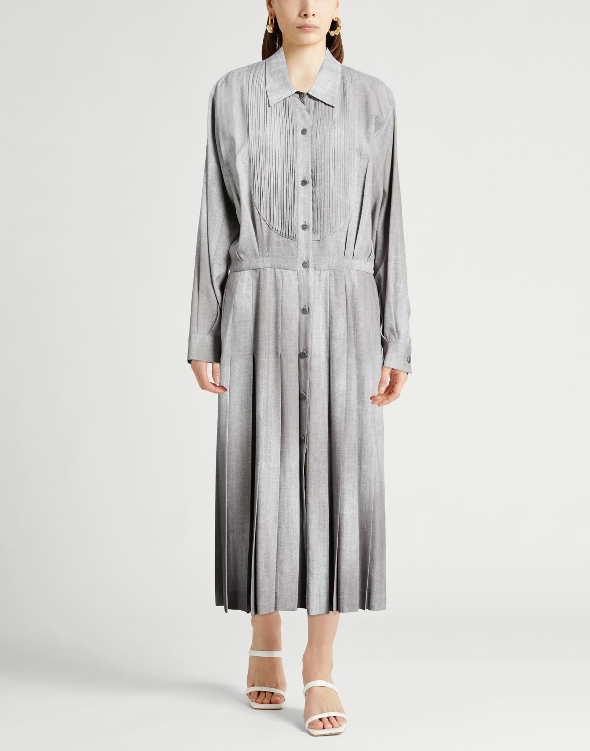 Ermanno Scervino Womens Midi dress in Grey