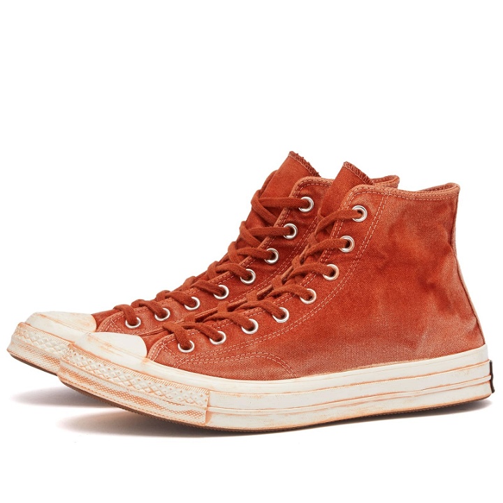 Photo: Converse Chuck Taylor 1970'S Made In Italy Sneakers in Peach Dyed