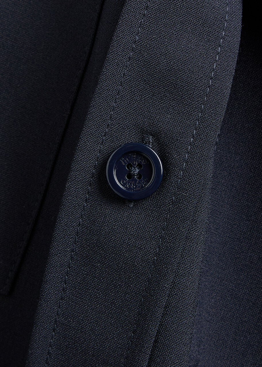 Herno Jersey Overshirt Blue