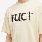 FUCT Men's Crossed Logo T-Shirt in Sand