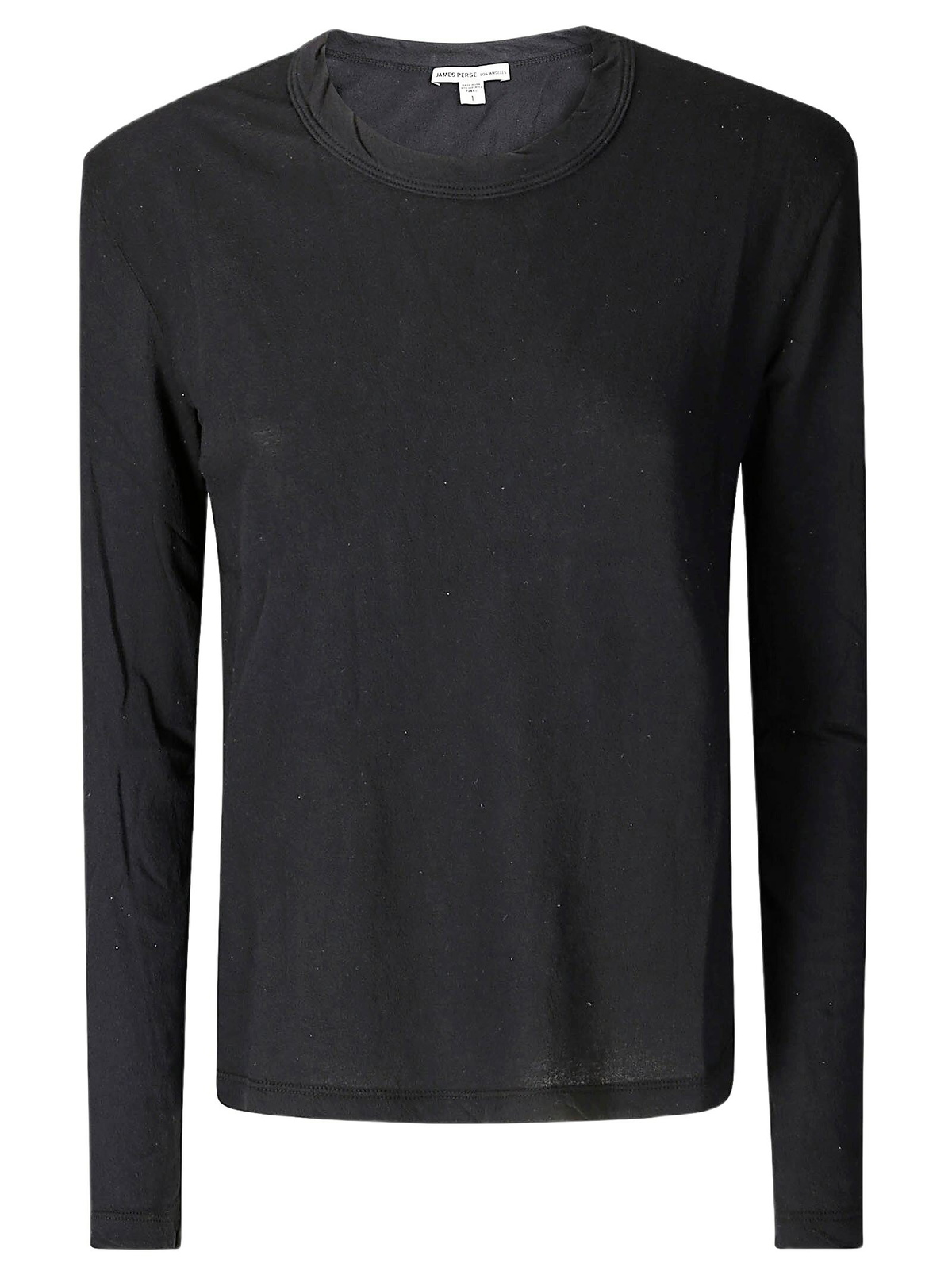 James Perse Crepe Jersey Oversized L/s Crew