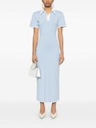 Rowen Rose Embroidered-Logo Polo Dress