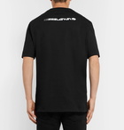 Lanvin - Printed Cotton-Jersey T-Shirt - Men - Black