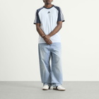 Adidas Men's Teamgeist T-Shirt in Crystal Sky/Aurora Ink