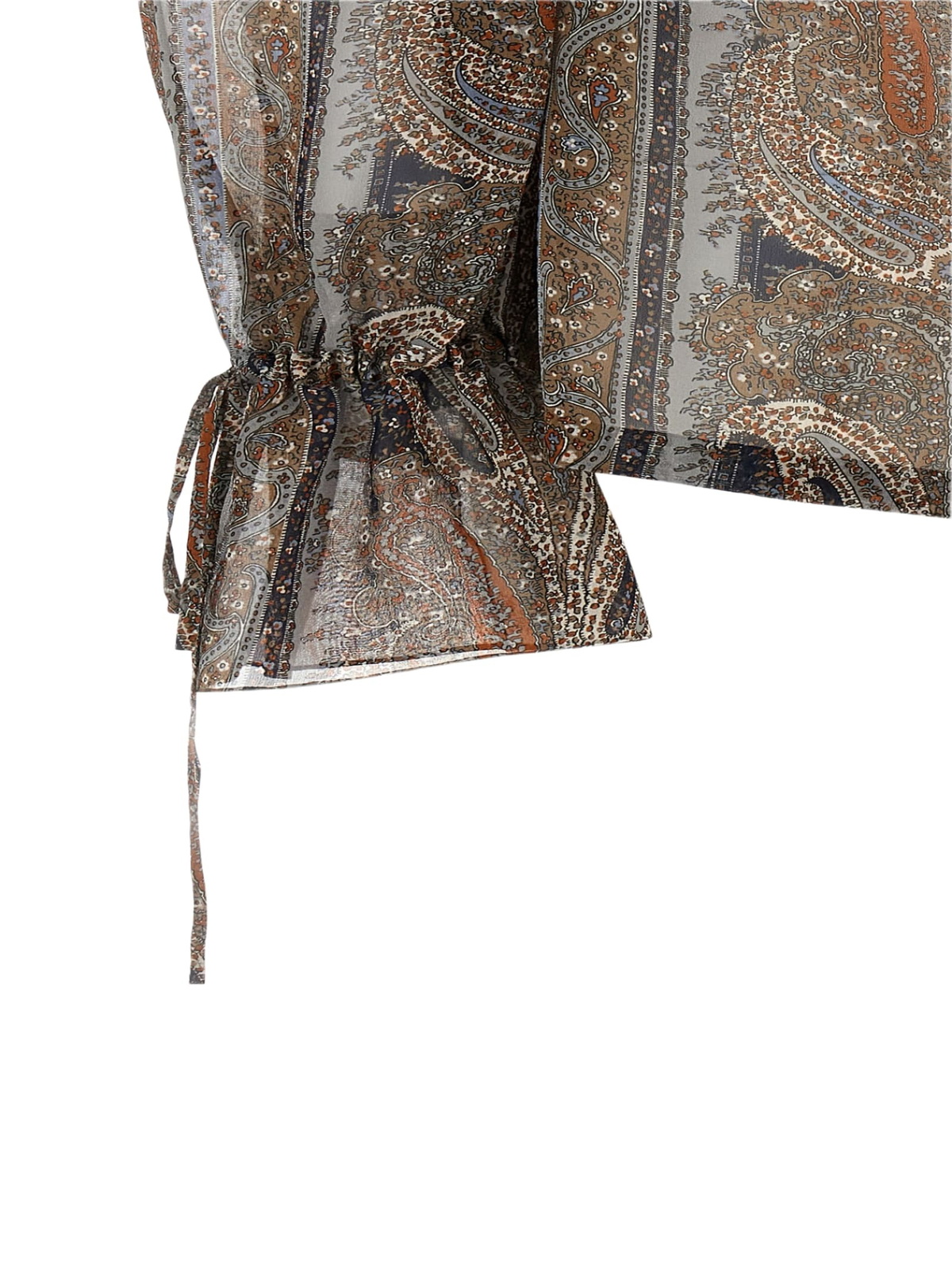 SANTO Jet Silk Blouse