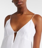 Tory Burch Linen and silk maxi dress