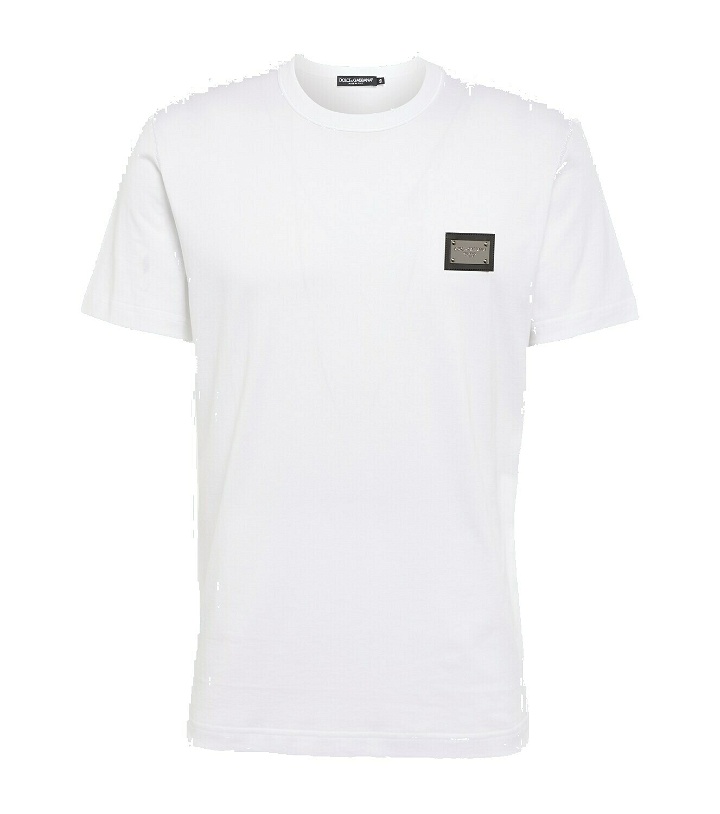 Photo: Dolce&Gabbana - Logo cotton T-shirt
