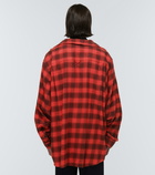 Balenciaga - Oversized checked cotton shirt