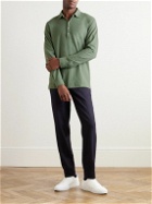 Massimo Alba - Ischia Cotton-Jersey Polo Shirt - Green