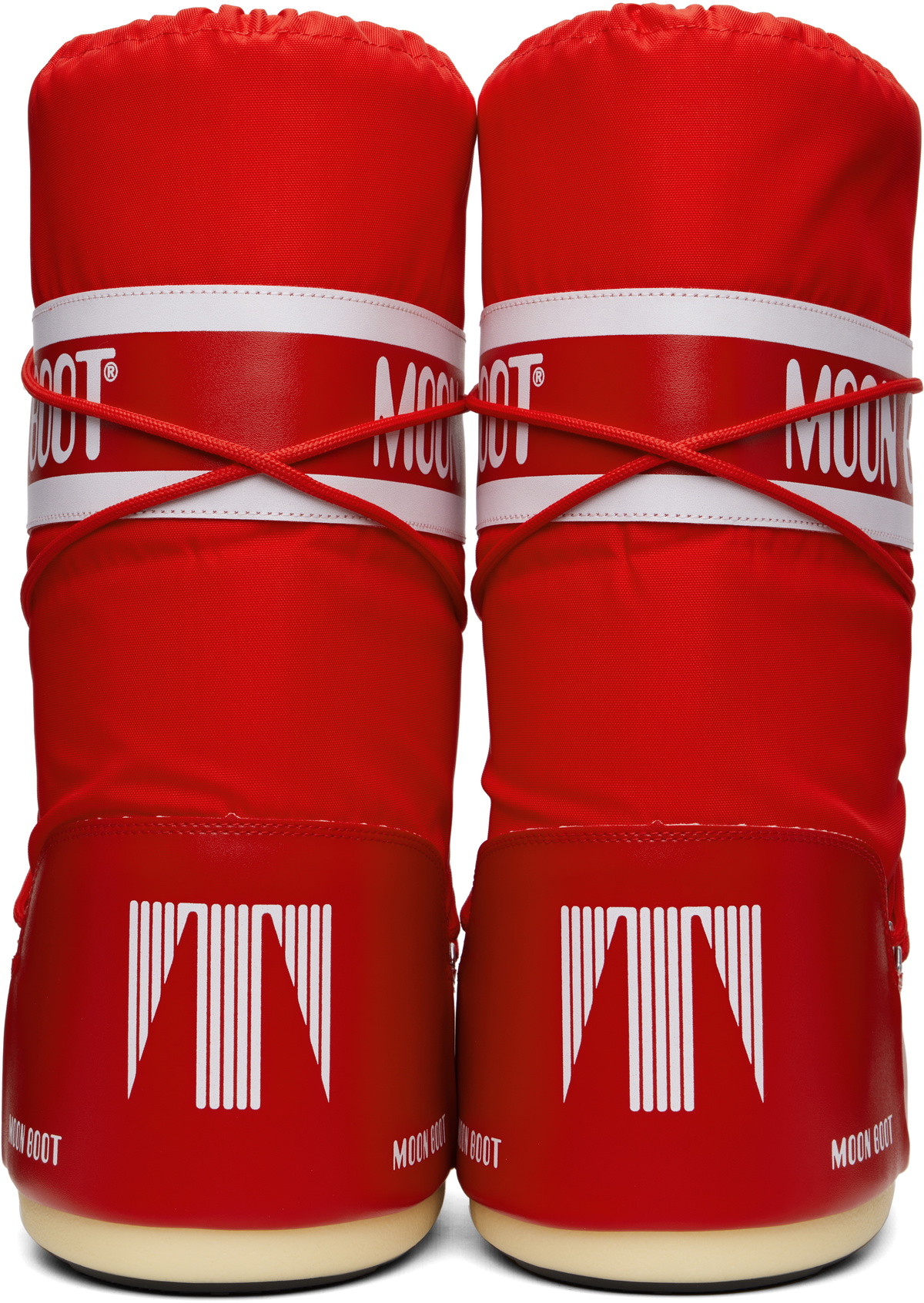 Moon Boot Red Icon Nylon Boots