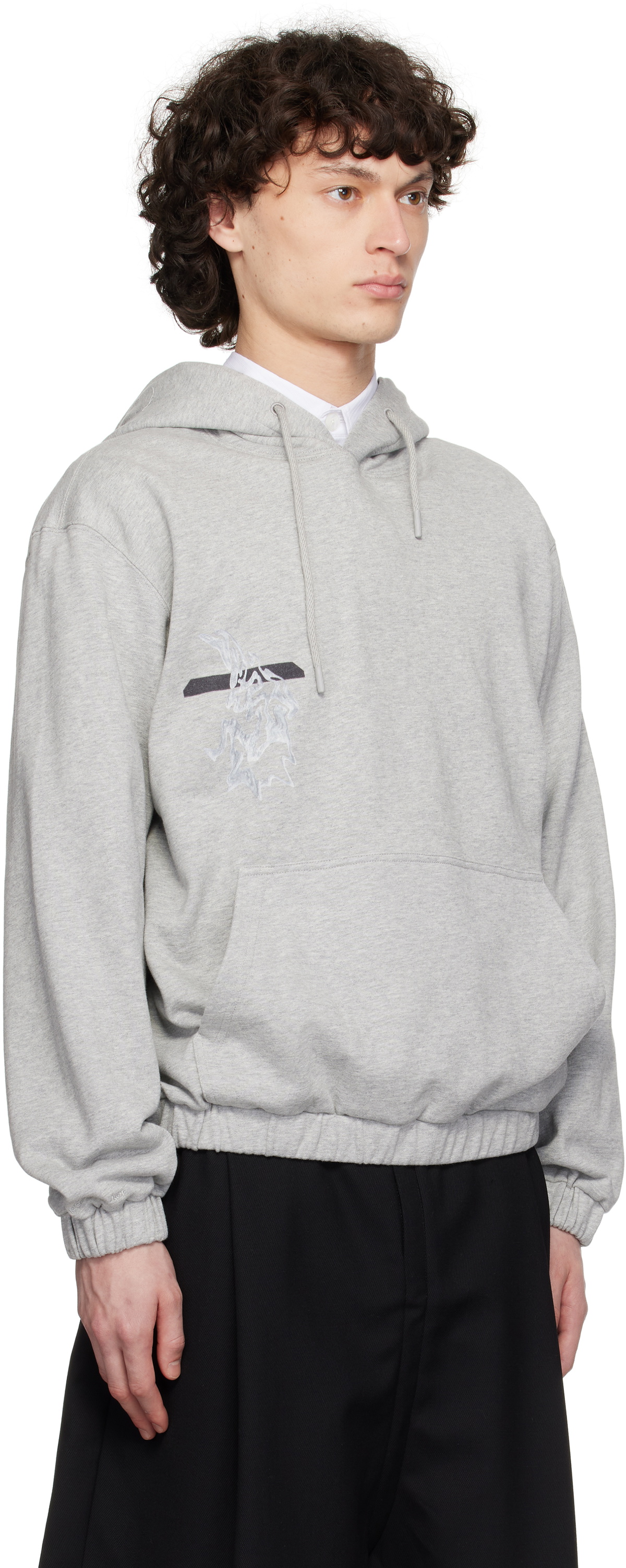 pet-tree-kor Gray 'Tool Tray, Vacuum Day' Hoodie