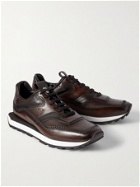 Berluti - Fly Venezia Leather Sneakers - Brown