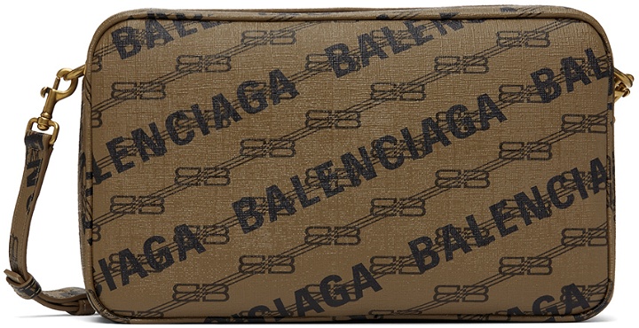 Photo: Balenciaga Brown Small BB Monogram Camera Bag