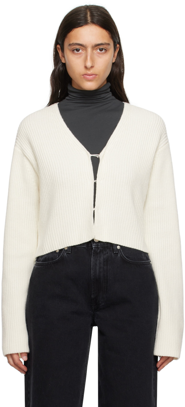 Loulou Studio Off-White Hidra Cardigan Loulou Studio