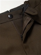 Caruso - Slim-Fit Tapered Twill Trousers - Brown