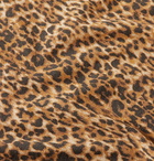 SAINT LAURENT - Leopard-Print Cotton-Jersey T-Shirt - Neutrals