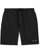 Neighborhood - Straight-Leg Cotton-Blend Ripstop Drawstring Cargo Shorts - Black
