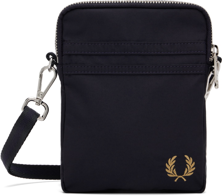 Photo: Fred Perry Navy Brentham Nylon Side Bag