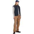 Polo Ralph Lauren Navy Houndstooth-Print Estate-Rib Vest