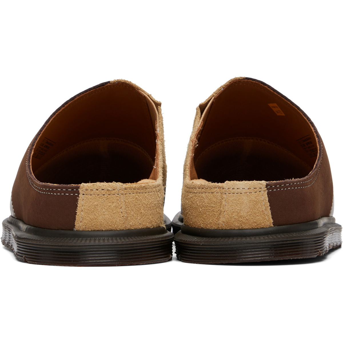 Dr. Martens Brown & Black San Patchwork Loafers