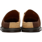 Dr. Martens Brown & Black San Patchwork Loafers