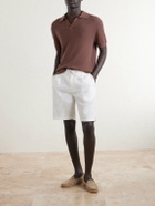 Frescobol Carioca - Rino Knitted Cotton Polo Shirt - Brown