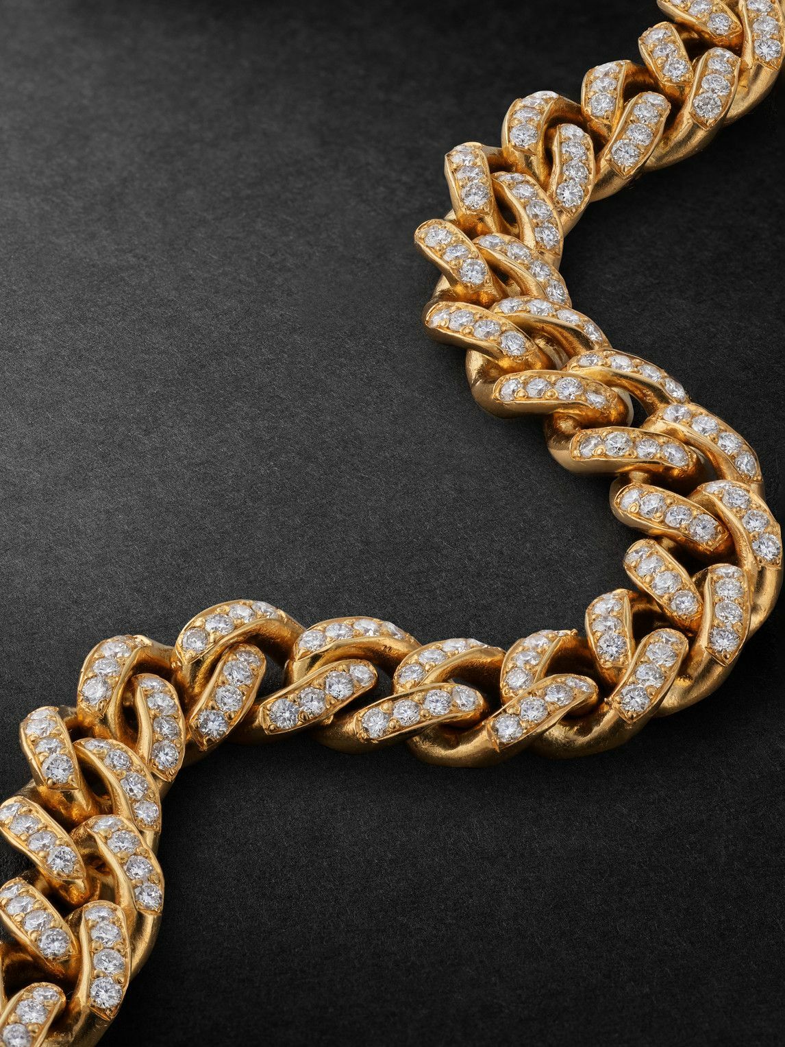 Greg Yuna Baby Gold Diamond Cuban Bracelet Gold