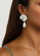 Eliou Scallop Silver-plated Drop Earrings - One Size
