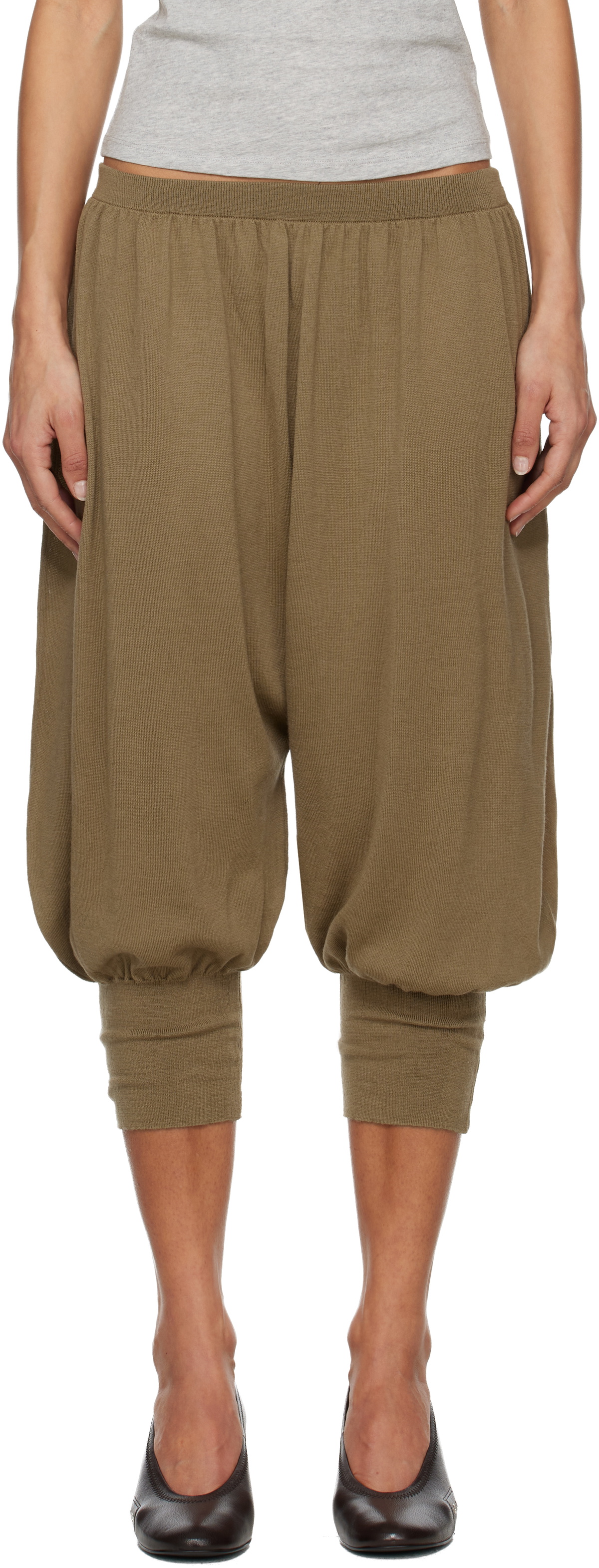 Paloma Wool Khaki Cofre Lounge Pants