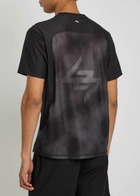 Represent 247 Hybrid Printed Stretch-jersey T-shirt Black