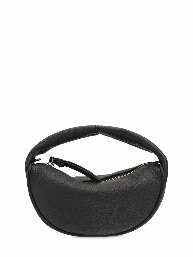 Photo: BY FAR - Baby Cush Flat Leather Top Handle Bag