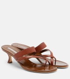 Manolo Blahnik Susa leather thong sandals