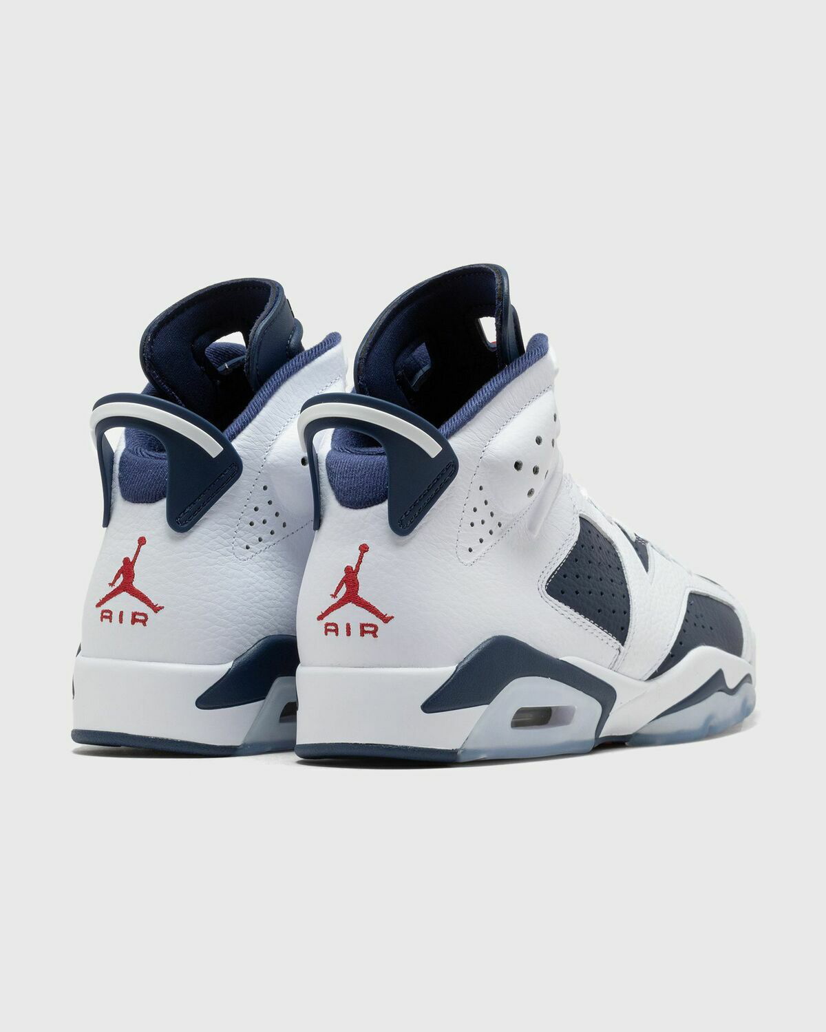 jordan 6 white and navy blue