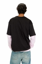 Diesel Cotton T-shirt with bold logo print - T-Shirts - Man -