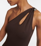 Bottega Veneta - One-shoulder cutout swimsuit