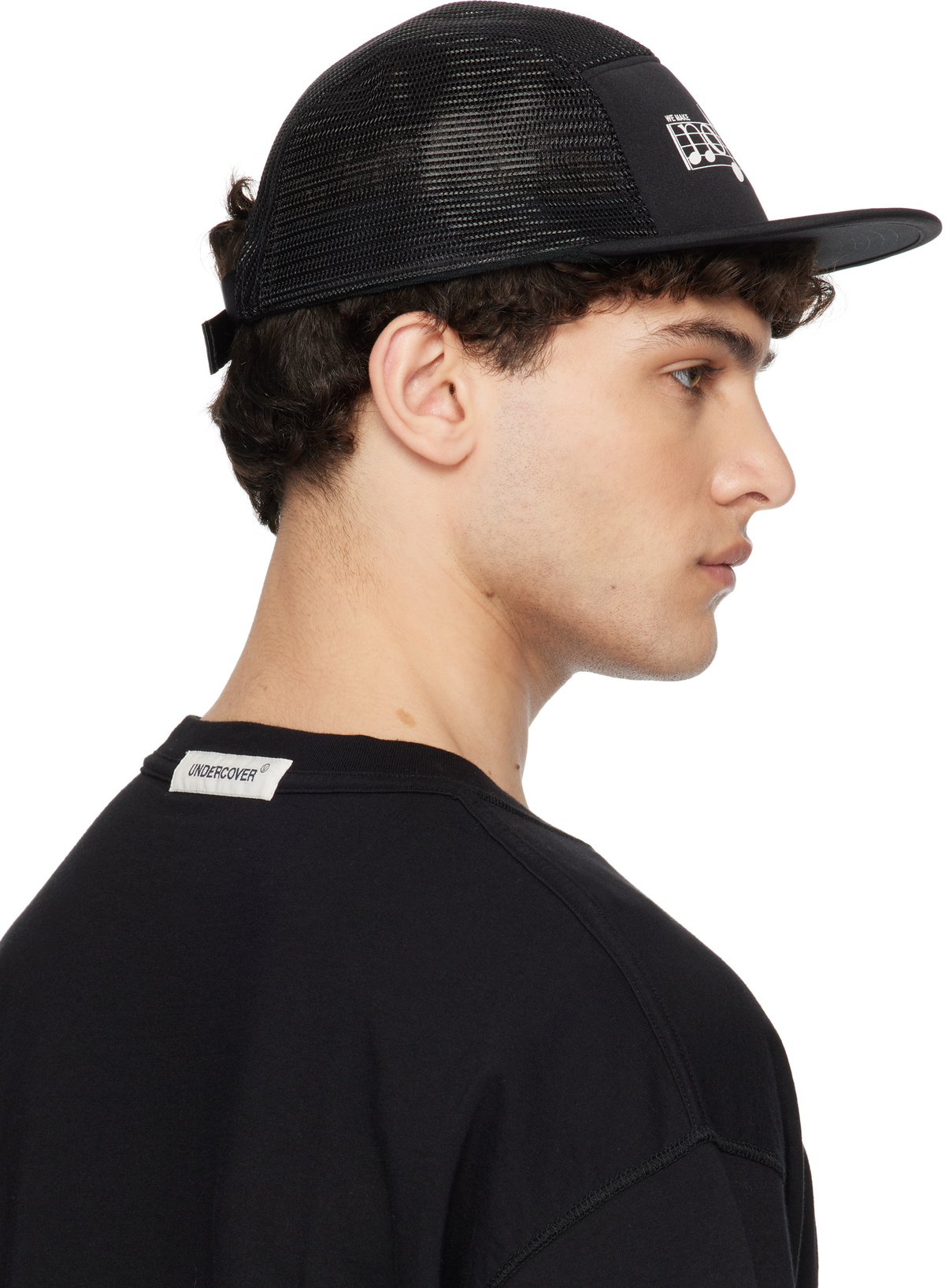 UNDERCOVER Black Flat Cap