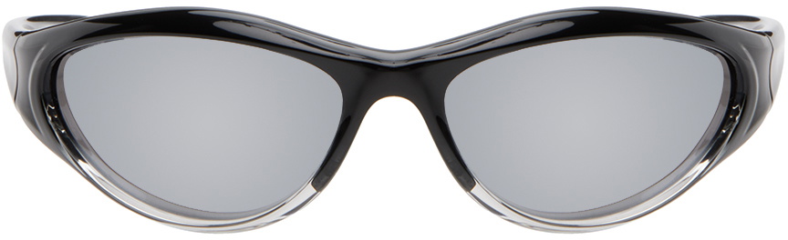 Photo: BONNIE CLYDE SSENSE Exclusive Black & Transparent Angel Sunglasses