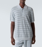 Frescobol Carioca Vidal cotton jacquard polo shirt