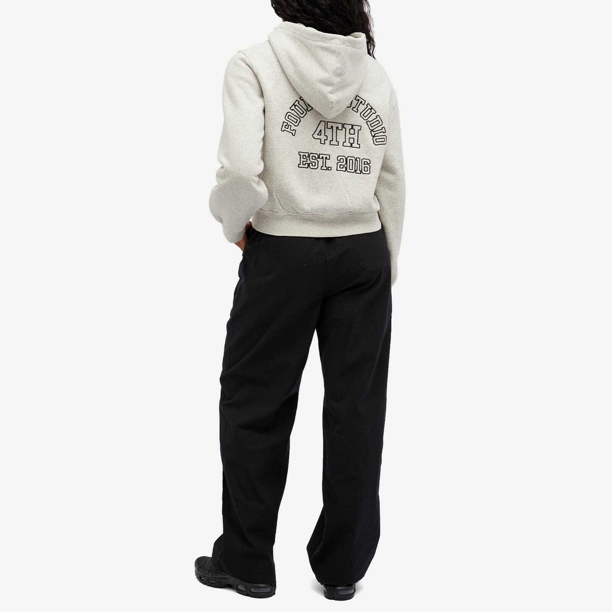 4th & Reckless Women's Exclusive Carey Zip Sweatshirt in Grey