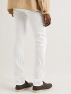 Loro Piana - Slim-Fit Linen-Blend Twill Trousers - White