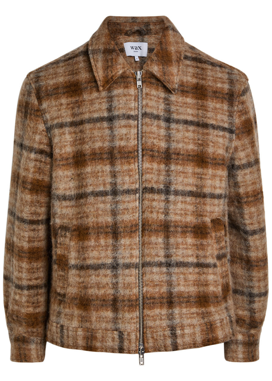 Wax London Heath Checked Wool-blend Jacket Multicoloured 1