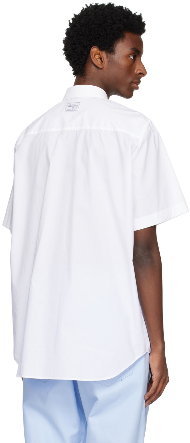 Raf Simons White Polka Dot Shirt
