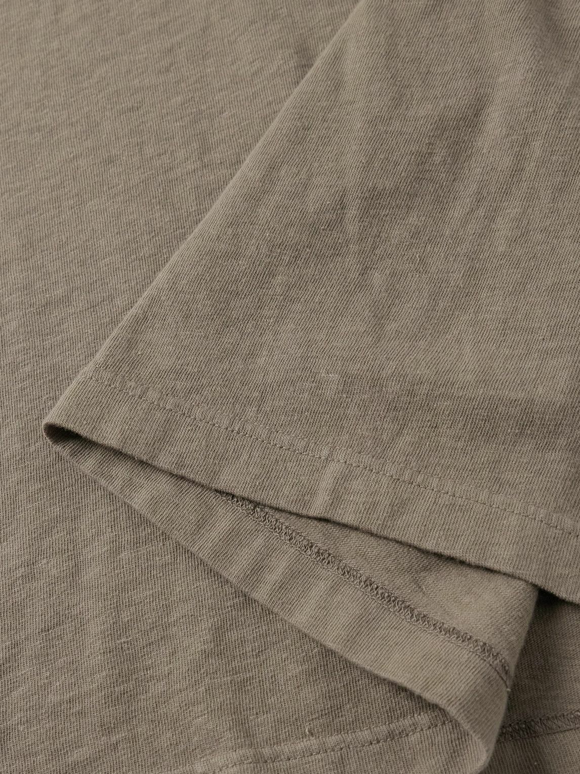 The Row - Steven Cotton-Jersey T-Shirt - Brown