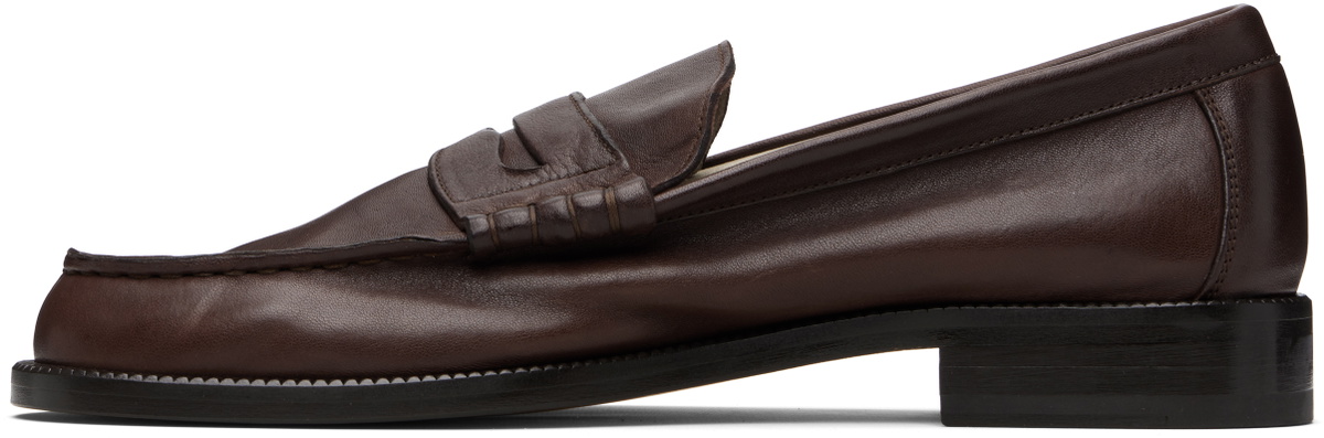 Common Projects Brown Soft Loafers