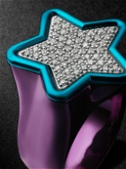 EÉRA - Star White Gold Diamond Ring - Purple