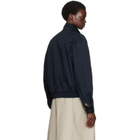 TONYWACK Navy High Density Cotton Harrington Jacket