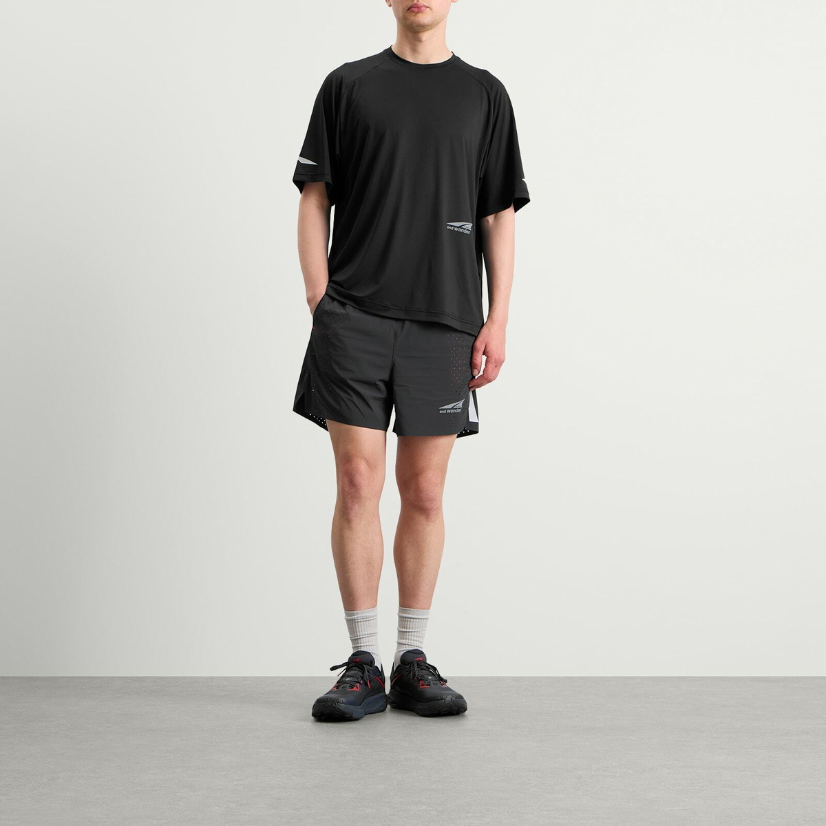 and wander Men's x Altra T-Shirt in Black