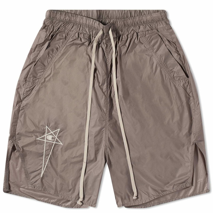 Photo: Rick Owens x Champion Beveled Pods Short in Dust