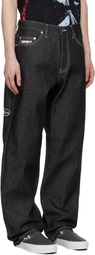 Awake NY Black Five Pocket 100 Jeans