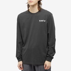 KAVU Men's Long Sleeve Etch Art T-Shirt in Black Licorice